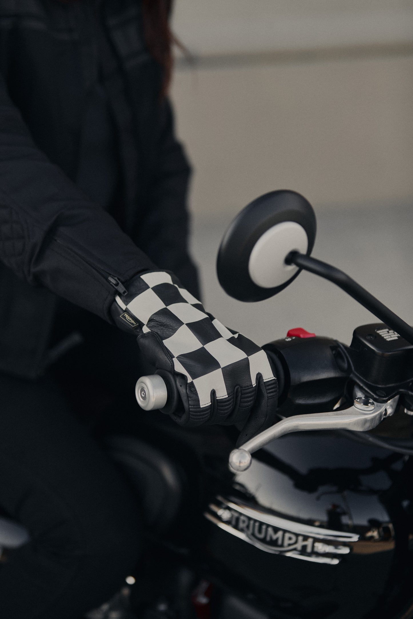 Guantes de Cuero Checkerboard Triumph