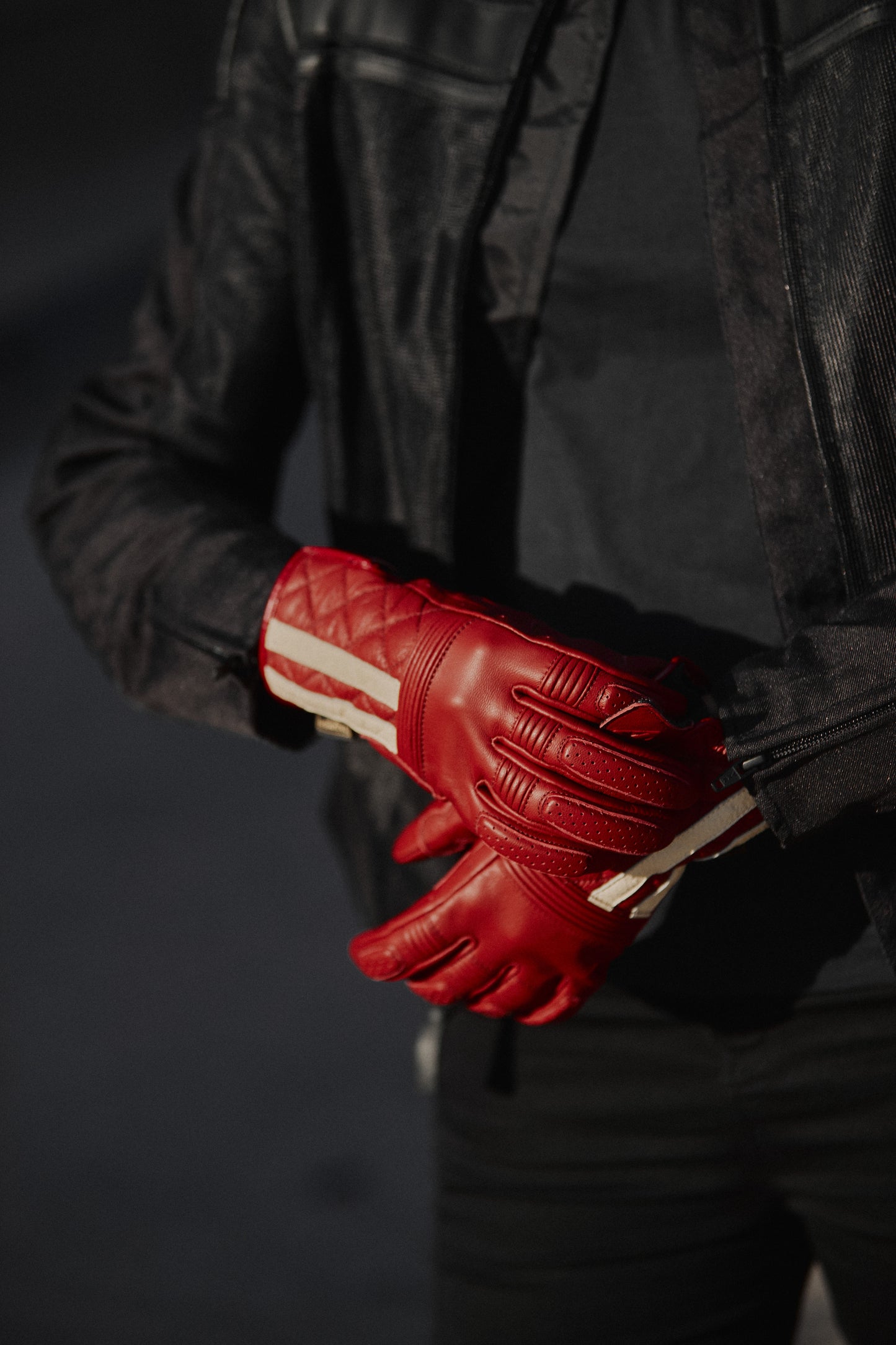 Guantes de cuero Triumph Sulby