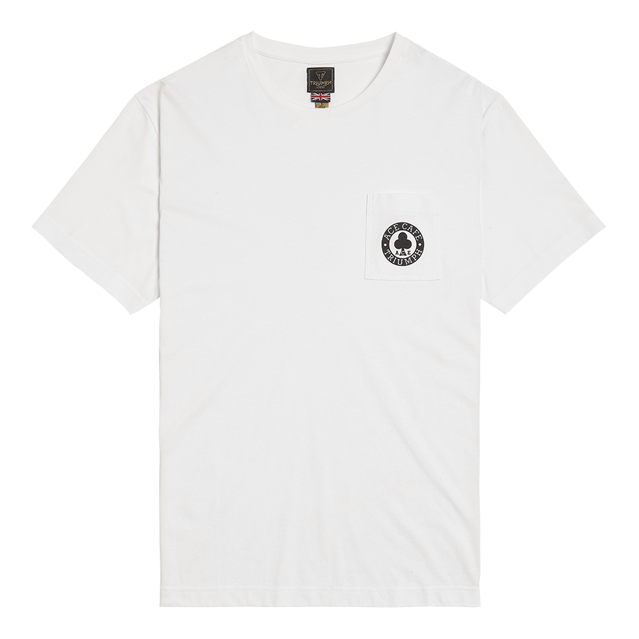 Triumph Camiseta Ace Cafe con Bolsillo