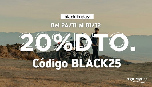 Black Friday 2025: 20% de descuento en toda la ropa Triumph