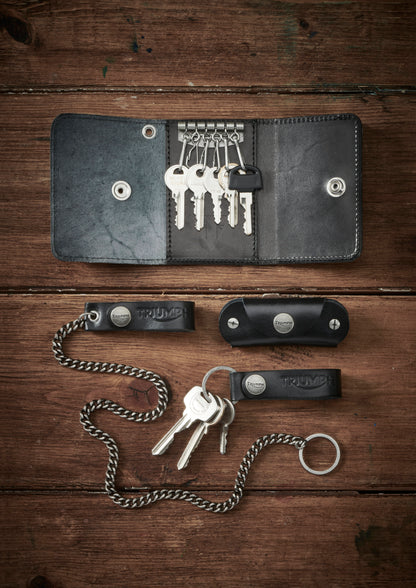 Triumph Lanyard de Cadena de Cuero