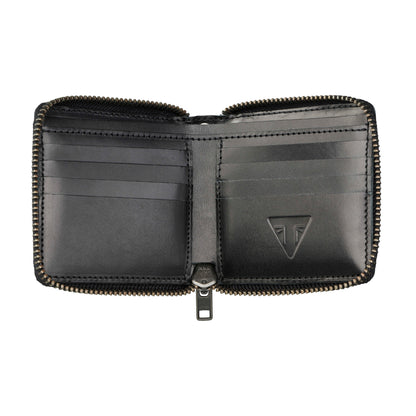Triumph Cartera de Cuero con Cremallera Cuadrada