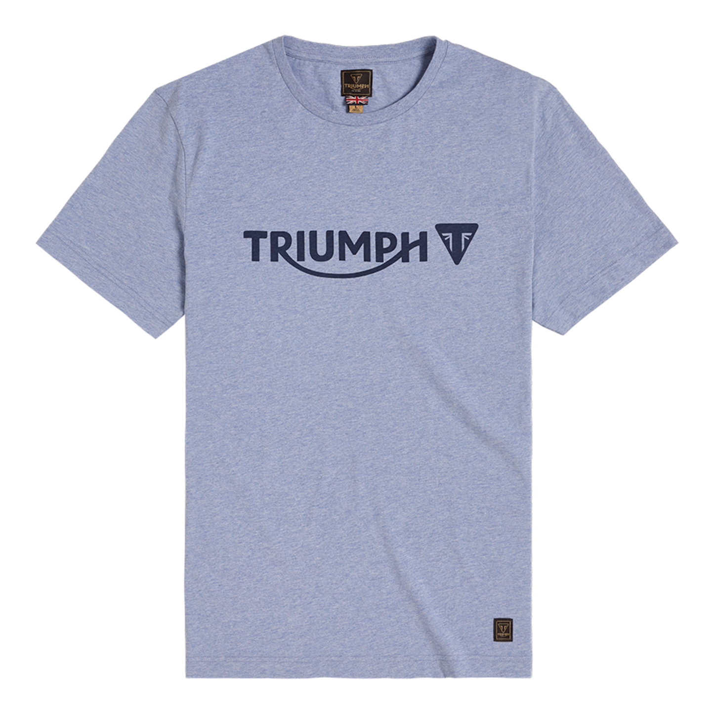 Camiseta Triumph Cartmel azul jaspeado