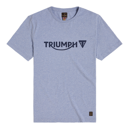 Camiseta Triumph Cartmel azul jaspeado